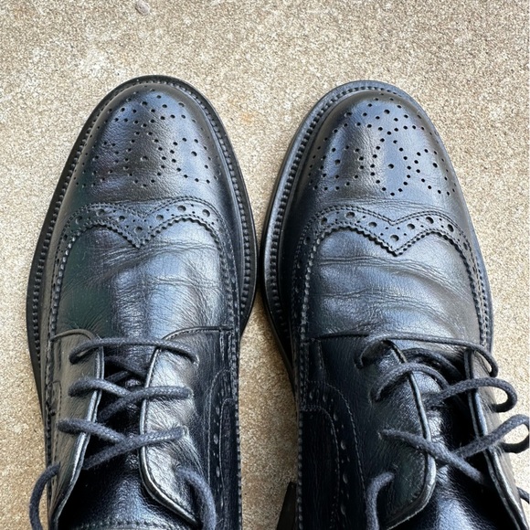 Pierre Cardin Paris Leather Black Oxford Men’s Size 41 - Picture 13 of 14